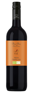 Вино красное полусухое «Bio Bio Merlot» 2017 г.