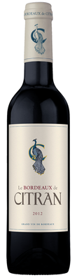 Вино красное сухое «Le Bordeaux de Citran Rouge Bordeaux, 0.375 л» 2016 г.