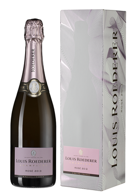 Шампанское розовое брют «Louis Roederer Brut Rose» 2013 г., в подарочной упаковке
