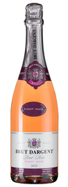 Вино игристое розовое брют «Brut Dargent Pinot Noir Rose» 2017 г.
