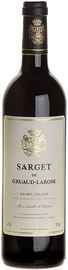 Вино красное сухое «Sarget du Gruaud-Larose» 2002 г.