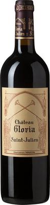 Вино красное сухое «Chateau Gloria Saint Julien» 2014 г.