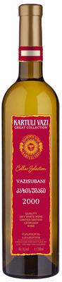 Вино белое сухое «Vazisubani Kartuli Wazi Great Collection» 2000 г.