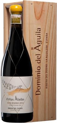 Вино красное сухое «Penas Aladas Gran Reserva Ribera del Duero» 2012 г. в  деревянной подарочной упаковке