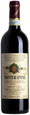 Вино красное сухое «Monteraponi Baron Ugo Riserva Chianti Classico» 2011 г.