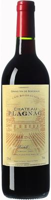 Вино красное сухое «Chateau Plagnac Medoc» 2012 г.