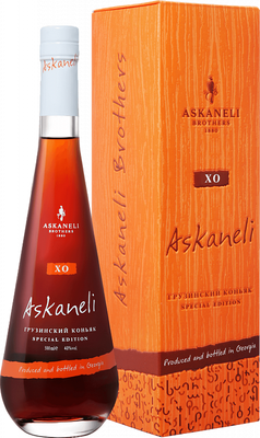 Коньяк грузинский «Askaneli XO» в подарочной упаковке