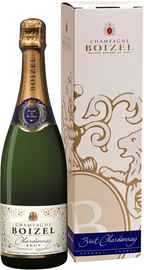 Шампанское белое брют «Boizel Blanc de Blancs Brut Chardonnay» в подарочной упаковке