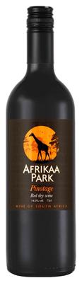Вино красное сухое «Африкаа Парк Пинотаж» 2017 г.