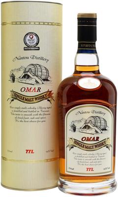 Виски «Omar Single Malt Whisky Sherry Type» в подарочной упаковке