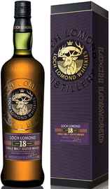 Виски шотландский «Loch Lomond Aged 18 Years Single Malt» в подарочной упаковке