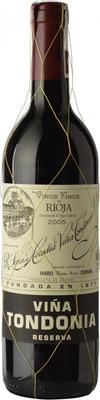 Вино красное сухое «Vina Tondonia Reserva Rioja, 0.75 л» 2005 г.