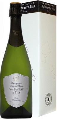 Шампанское белое брют «Champagne Veuve Fourny Blanc de Blancs Brut Premier Cru» в подарочной упаковке