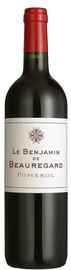 Вино красное сухое «Le Benjamin de Beauregard Pomerol» 2011 г.
