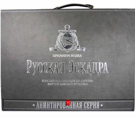 Водка «Русская Эскадра» подарочный набор из 4-х бутылок