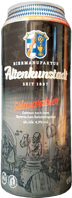 Пиво «Altenkunstadt Schwarzbier» в жестяной банке