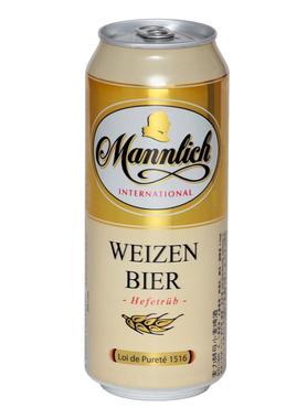 Пиво «Mannlich International Weizen Bier» в жестяной банке