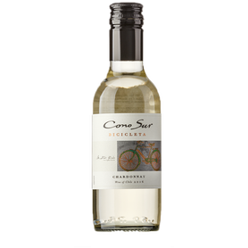 Вино белое сухое «Cono Sur Bicicleta Chardonnay, 0.187 л» 2017 г.