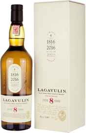 Виски шотландский «Lagavulin 8 Years Old» в подарочной упаковке