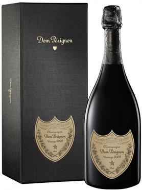 Шампанское белое брют «Dom Perignon, 0.75 л» 2009 г., в подарочной упаковке