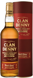 Виски шотландский «Speyside Clan Denny» в тубе