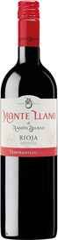 Вино красное сухое «Monte Llano» 2017 г.