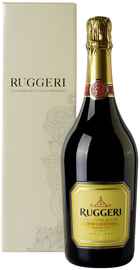Вино игристое белое сухое «Ruggeri Prosecco Valdobbiadene Giall Oro» в подарочной упаковке