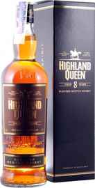 Виски шотландский «Highland Queen 8 Years» в подарочной упаковке