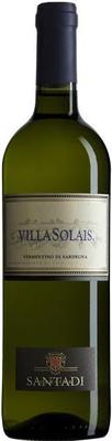 Вино белое сухое «Vermentino di Sardegna Villa Solais» 2018 г.