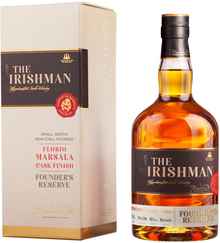 ирландский виски «The Irishman Founder s Reserve Marsala Cask Finish» в подарочной упаковке