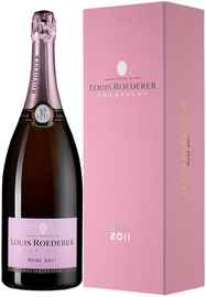 Шампанское розовое брют «Brut Rose Deluxe» 2011 г. в подарочной упаковке