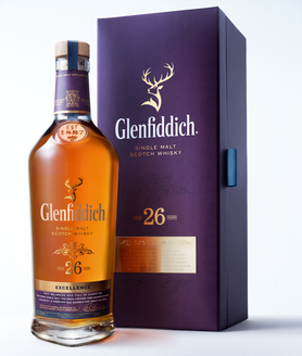 Виски шотландский «Glenfiddich Excellence 26 Years Old» в подарочной упаковке