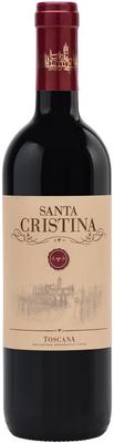 Вино красное сухое «Santa Cristina Toscana, 0.75 л» 2017 г.