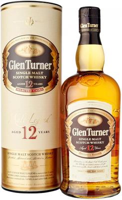 Виски шотландский «Glen Turner 12 Years Old» в тубе