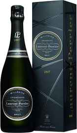 Шампанское белое брют «Laurent Perrier Millesime Brut» 2007 г. в подарочной упаковке