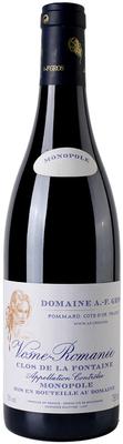 Вино красное сухое «Domaine A-F Gros Vosne-Romanee Clos de La Fontaine, 0.75 л» 2015 г.