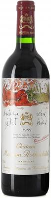 Вино красное сухое «Chateau Mouton Rothschild Pauillac Premier Grand Cru Classe» 1989 г.