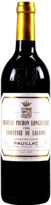 Вино красное сухое «Chateau Pichon-Longueville-Comtesse de Lalande Pauillac 2-me Grand Cru Classe» 1996 г.