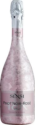 Вино игристое розовое сухое «Sensi 18К Pinot Noir Rose»