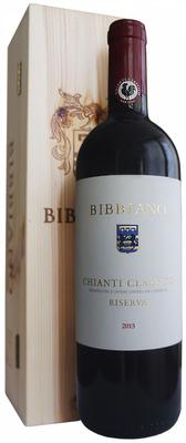Вино красное сухое «Bibbiano Chianti Classico Riserva» 2015 г. в подарочной упаковке
