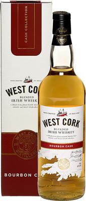 Виски ирландский «West Cork Bourbon Cask» в подарочной упаковке