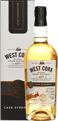 Виски ирландский «West Cork Cask Strength» в подарочной упаковке