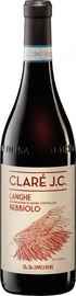 Вино красное сухое «G.D.Vajra Clare J.C. Lange Nebbiolo» 2017 г.