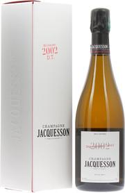 Шампанское белое брют «Jacquesson Millesime Degorgement Tardif Brut» 2002 г., в подарочной упаковке