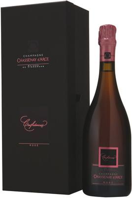 Шампанское розовое брют «Champagne Chassenay d'Arce Confidences Rose» в подарочной упаковке