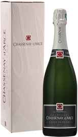 Шампанское белое брют «Champagne Chassenay d'Arce Cuvee Premiere, 0.75 л» в подарочной упаковке