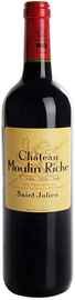 Вино красное сухое «Chateau Moulin Riche Saint Julien» 2012 г.