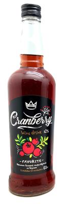 Напиток винный фруктовый полусладкий «Favorite cranberry»