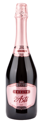 Винный напиток газированный розовый полусладкий «Corato Del Asti Ruby»