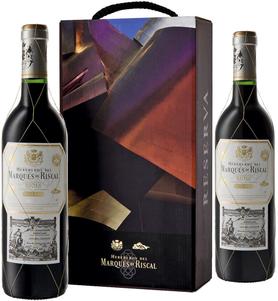 Вино красное сухое «Marques de Riscal Marques de Riscal Reserva» Набор вин в подпрочной упаковке